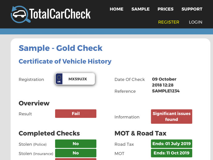 Total Car Check - CheckCheck